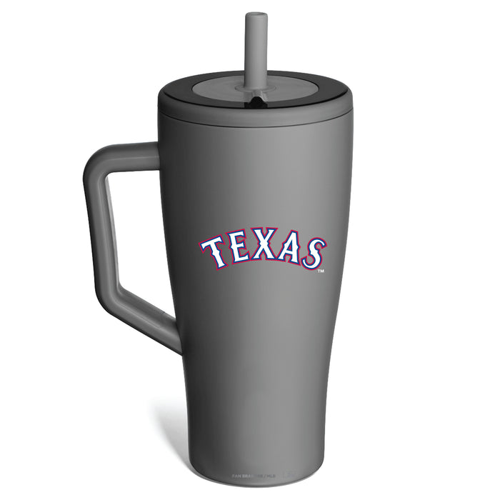 BruMate Era Tumbler with Texas Rangers Workmark Logo