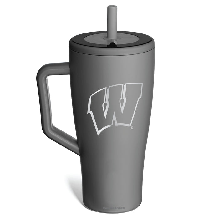 BruMate Era Tumbler with Wisconsin Badgers Etched Primary Logo