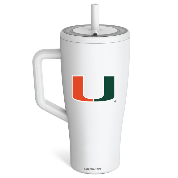 BruMate Era Tumbler with Miami Hurricanes Primary Logo