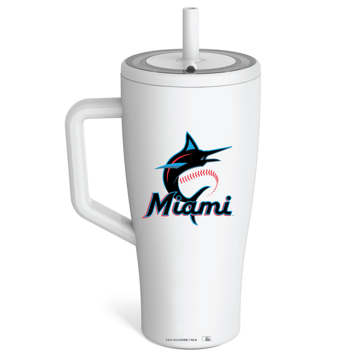 BruMate Era Tumbler with Miami Marlins Primary Logo