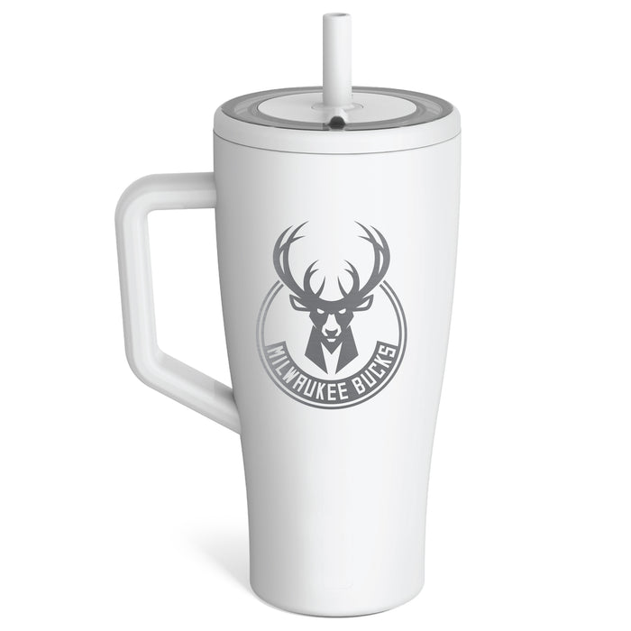 BruMate Era Tumbler with Milwaukee Bucks Etched Primary Logo