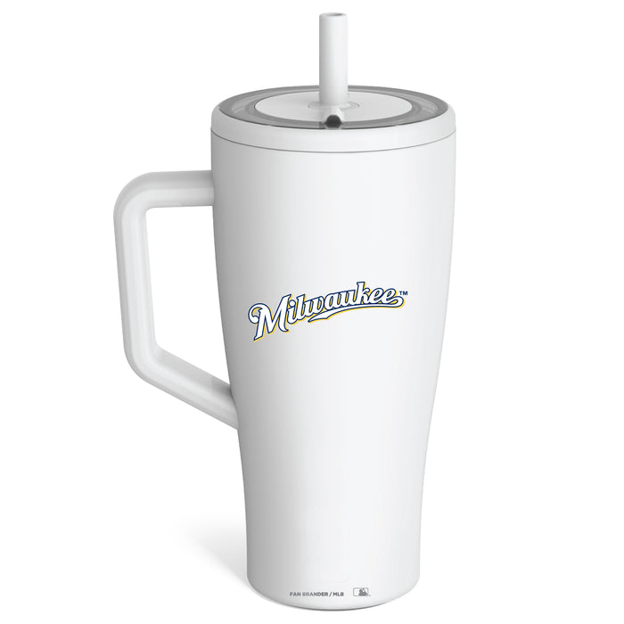 BruMate Era Tumbler with Milwaukee Brewers Workmark Logo