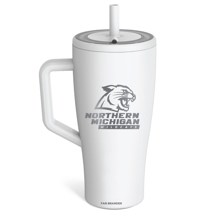 BruMate Era Tumbler with Northern Michigan University Wildcats Etched Primary Logo