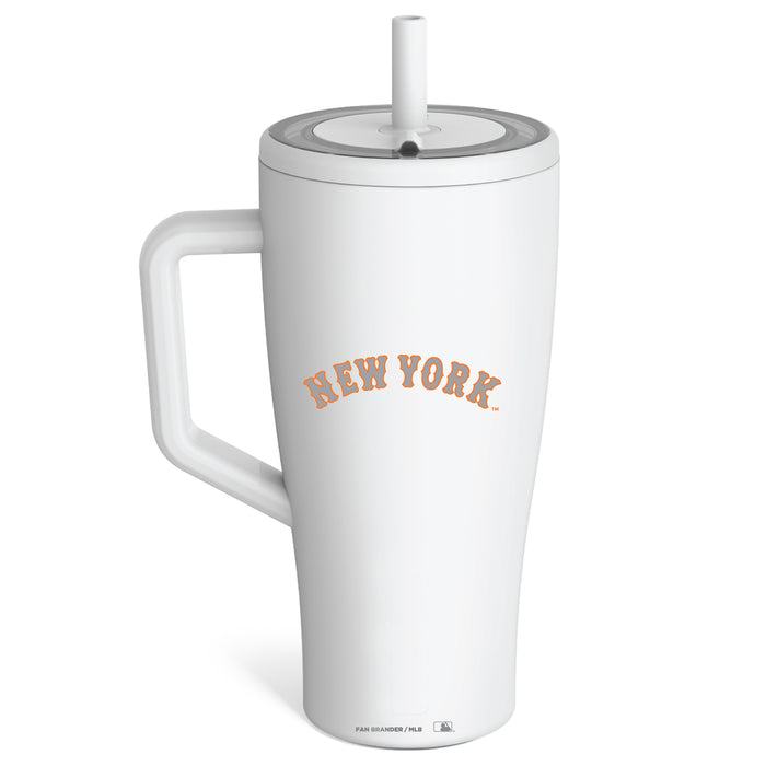 BruMate Era Tumbler with New York Mets Workmark Logo