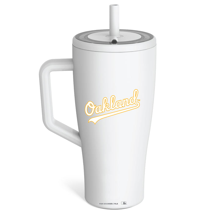 BruMate Era Tumbler with Oakland Athletics Workmark Logo