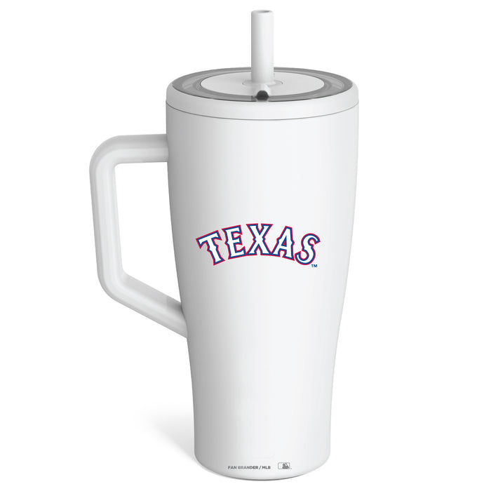 BruMate Era Tumbler with Texas Rangers Workmark Logo