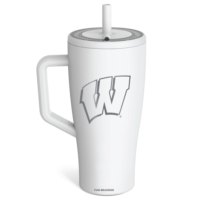 BruMate Era Tumbler with Wisconsin Badgers Etched Primary Logo