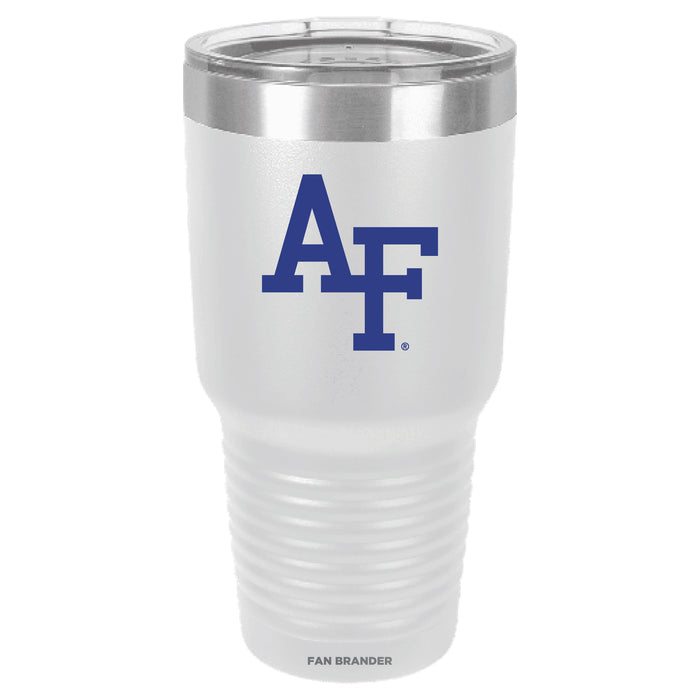 Fan Brander 30oz Stainless Steel Tumbler with Airforce Falcons Primary Logo