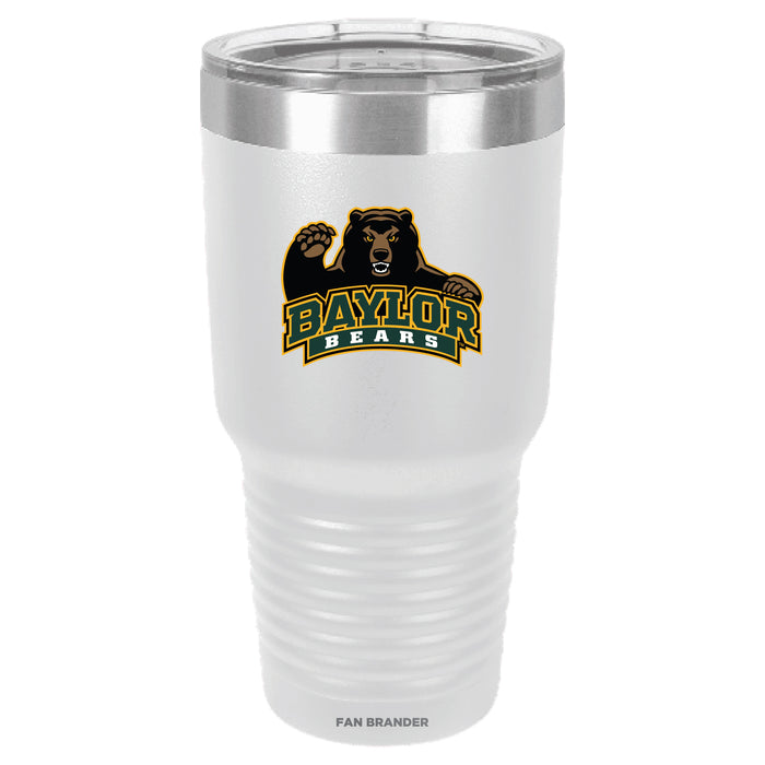 Fan Brander 30oz Stainless Steel Tumbler with Baylor Bears Secondary Logo