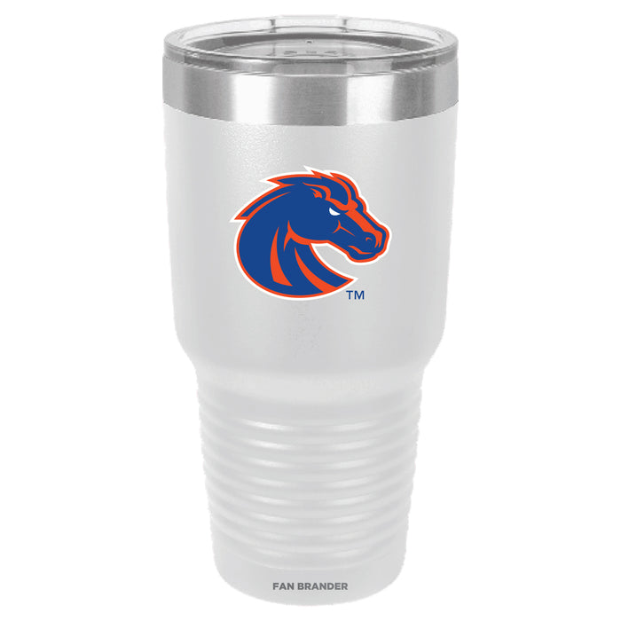 Fan Brander 30oz Stainless Steel Tumbler with Boise State Broncos Primary Logo