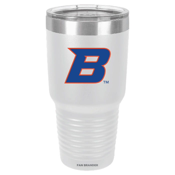 Fan Brander 30oz Stainless Steel Tumbler with Boise State Broncos Secondary Logo