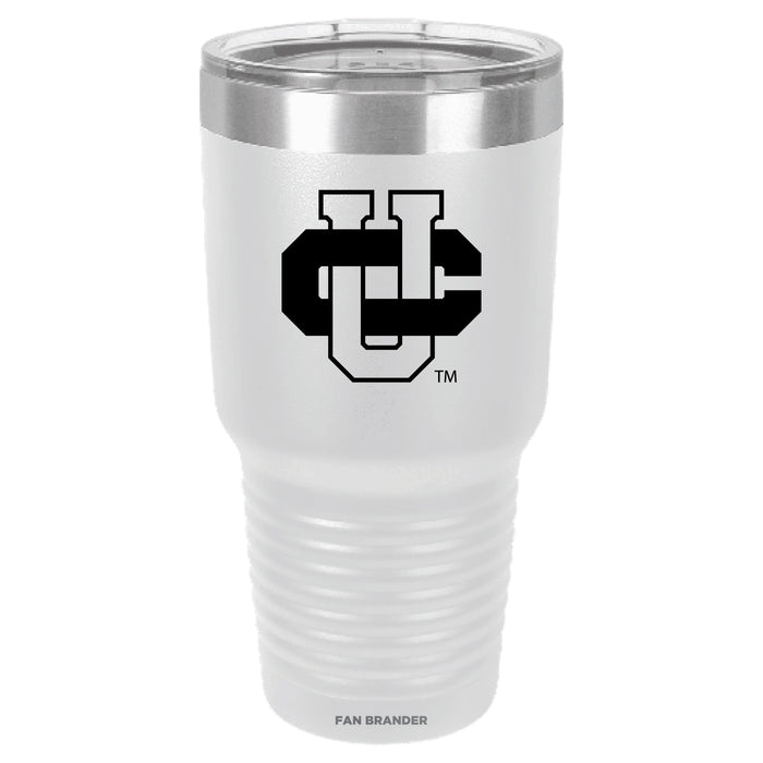 Fan Brander 30oz Stainless Steel Tumbler with Chapman Univ Panthers Secondary Logo