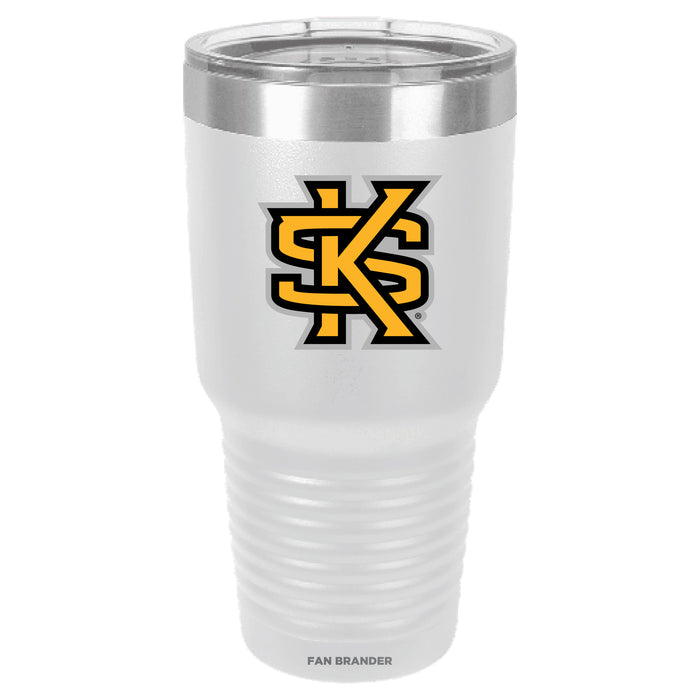 Fan Brander 30oz Stainless Steel Tumbler with Kennesaw State Owls Primary Logo
