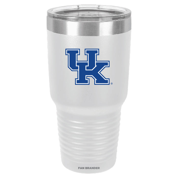 Fan Brander 30oz Stainless Steel Tumbler with Kentucky Wildcats Primary Logo