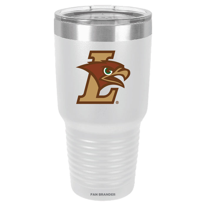 Fan Brander 30oz Stainless Steel Tumbler with Lehigh Mountain Hawks Primary Logo