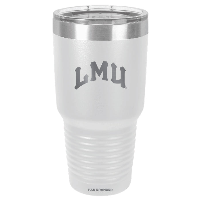Fan Brander 30oz Stainless Steel Tumbler with Loyola Marymount University Lions Etched Primary Logo