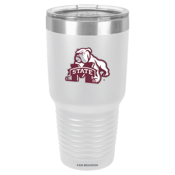 Fan Brander 30oz Stainless Steel Tumbler with Mississippi State Bulldogs Secondary Logo