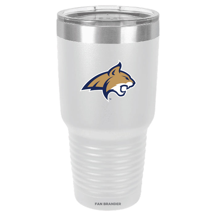 Fan Brander 30oz Stainless Steel Tumbler with Montana State Bobcats Primary Logo
