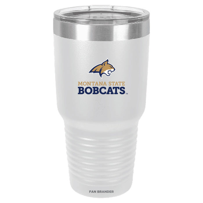 Fan Brander 30oz Stainless Steel Tumbler with Montana State Bobcats Secondary Logo