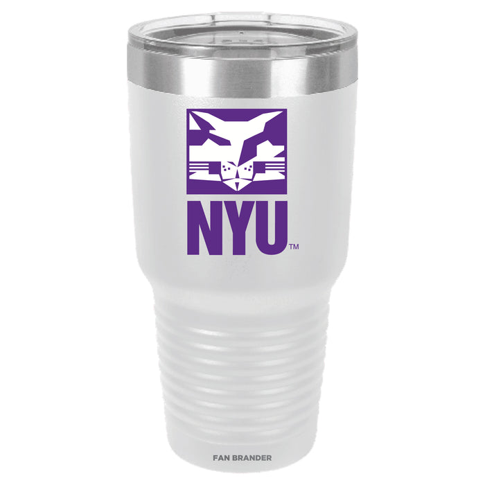 Fan Brander 30oz Stainless Steel Tumbler with NYU Secondary Logo