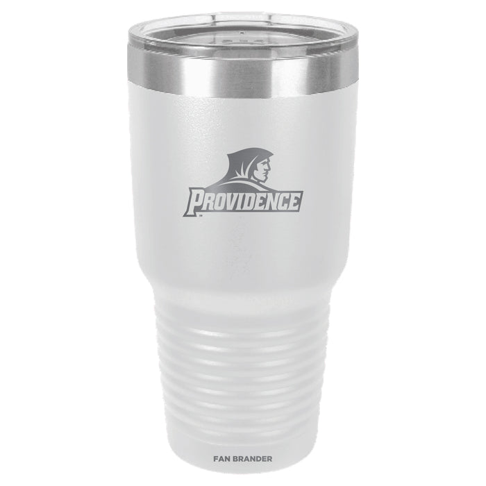 Fan Brander 30oz Stainless Steel Tumbler with Providence Friars Etched Primary Logo