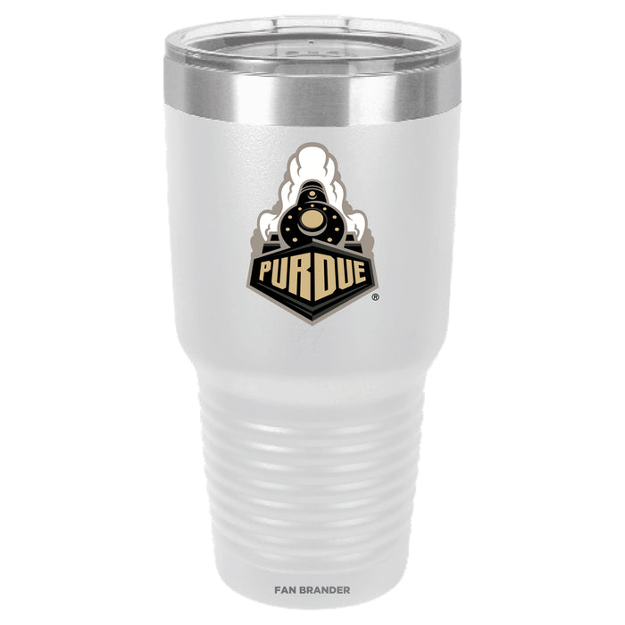 Fan Brander 30oz Stainless Steel Tumbler with Purdue Boilermakers Secondary Logo