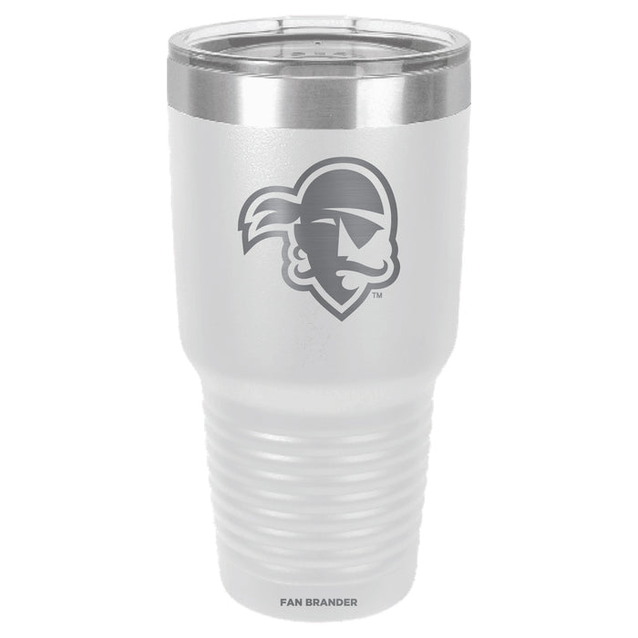 Fan Brander 30oz Stainless Steel Tumbler with Seton Hall Pirates Etched Primary Logo