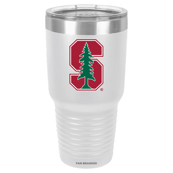 Fan Brander 30oz Stainless Steel Tumbler with Stanford Cardinal Primary Logo
