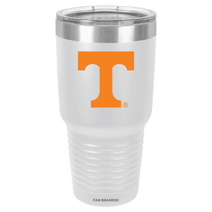 Fan Brander 30oz Stainless Steel Tumbler with Tennessee Vols Primary Logo