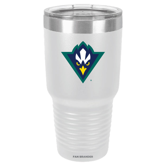 Fan Brander 30oz Stainless Steel Tumbler with UNC Wilmington Seahawks Secondary Logo