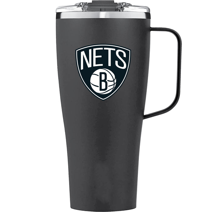 BruMate Toddy XL 32oz Tumbler with Brooklyn Nets Primary Logo