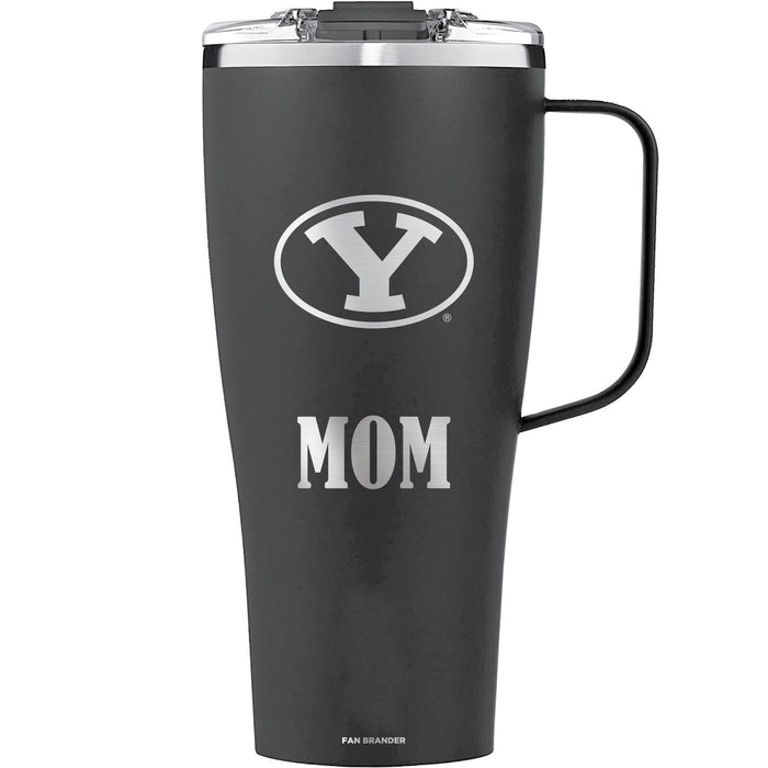 BruMate Toddy XL 32oz Tumbler with Brigham Young Cougars Mom Primary Logo