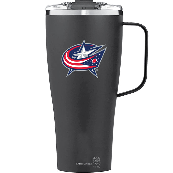 BruMate Toddy XL 32oz Tumbler with Columbus Blue Jackets Primary Logo