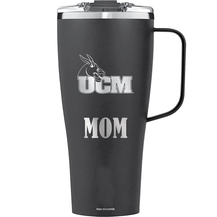 BruMate Toddy XL 32oz Tumbler with Central Missouri Mules Mom Primary Logo