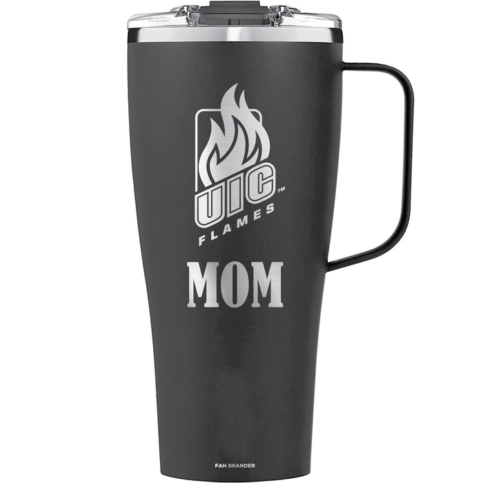 BruMate Toddy XL 32oz Tumbler with Illinois @ Chicago Flames Mom Primary Logo