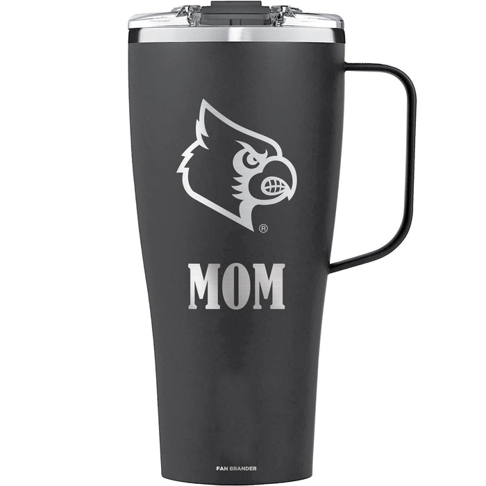 BruMate Toddy XL 32oz Tumbler with Louisville Cardinals Mom Primary Logo