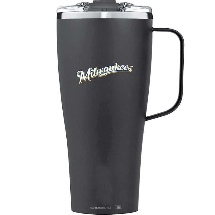 BruMate Toddy XL 32oz Tumbler with Milwaukee Brewers Wordmark Logo