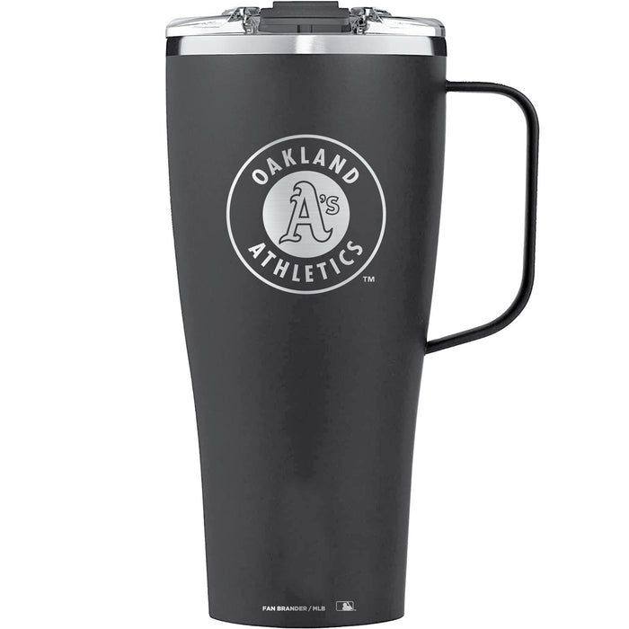BruMate Toddy XL 32oz Tumbler with Oakland Athletics Secondary Etched Logo