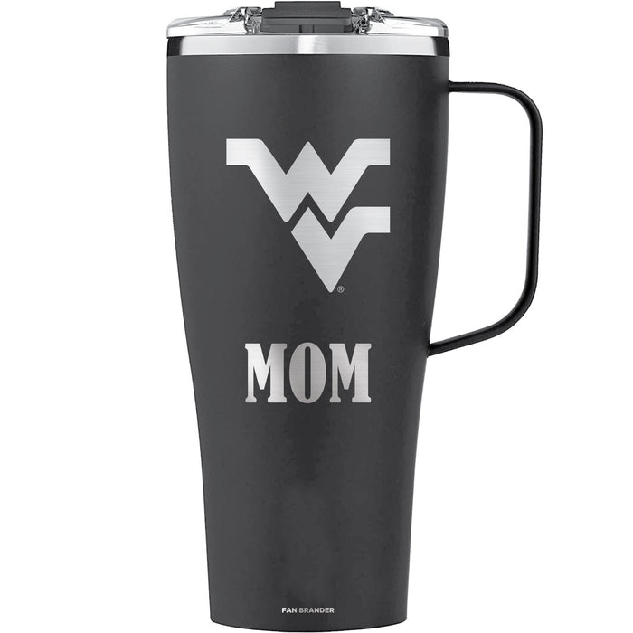 BruMate Toddy XL 32oz Tumbler with West Virginia Mountaineers Mom Primary Logo