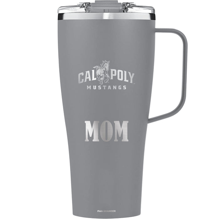 BruMate Toddy XL 32oz Tumbler with Cal Poly Mustangs Mom Primary Logo