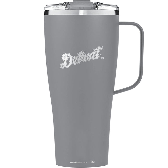 BruMate Toddy XL 32oz Tumbler with Detroit Tigers Wordmark Etched Logo