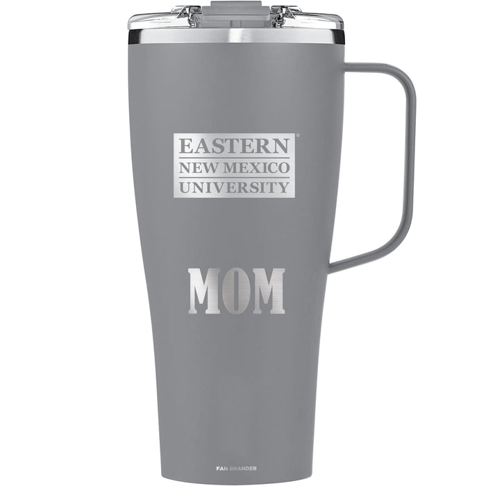 BruMate Toddy XL 32oz Tumbler with Eastern New Mexico Greyhounds Mom Primary Logo