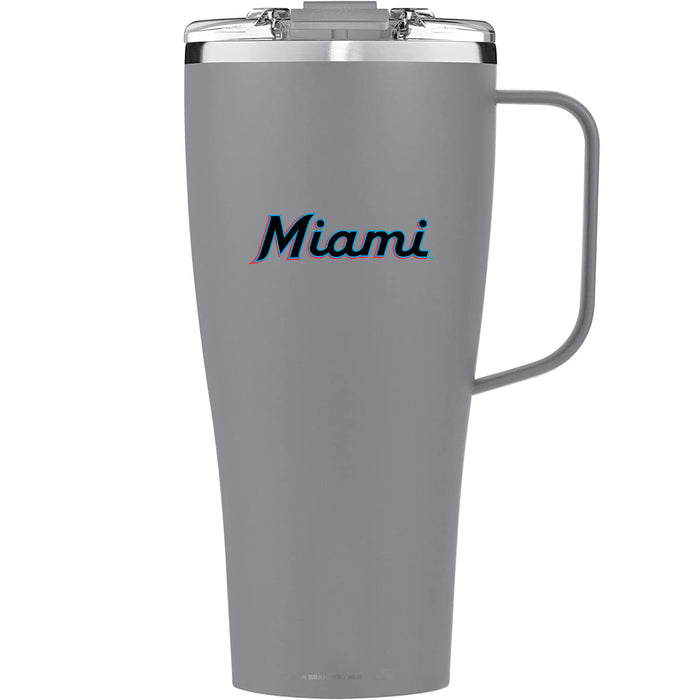 BruMate Toddy XL 32oz Tumbler with Miami Marlins Wordmark Logo