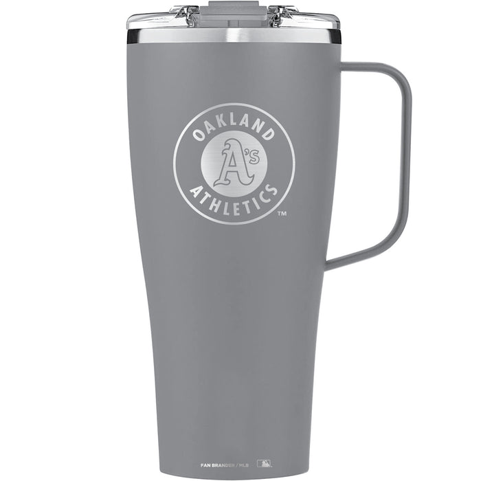 BruMate Toddy XL 32oz Tumbler with Oakland Athletics Secondary Etched Logo