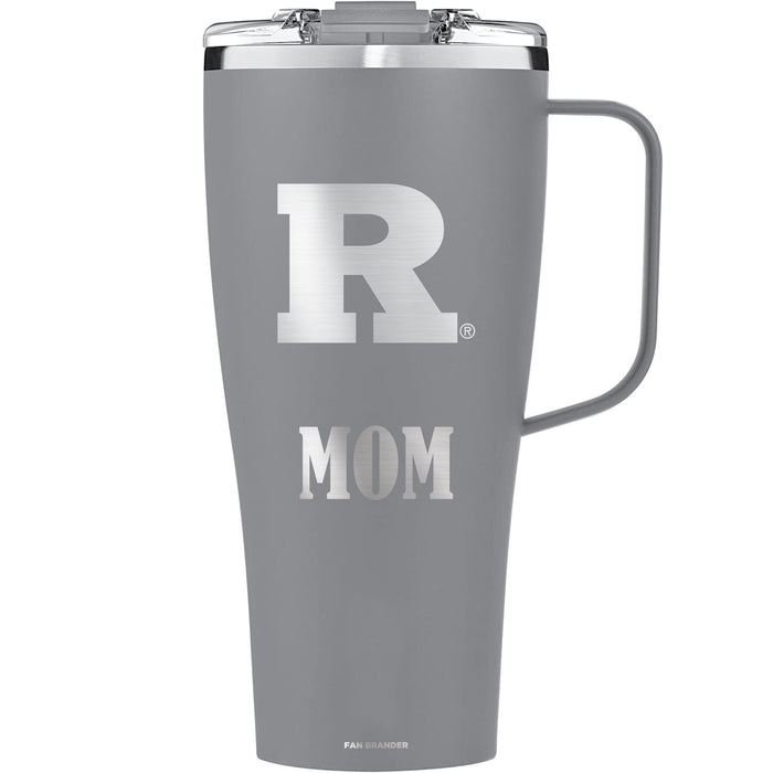 BruMate Toddy XL 32oz Tumbler with Rutgers Scarlet Knights Mom Primary Logo