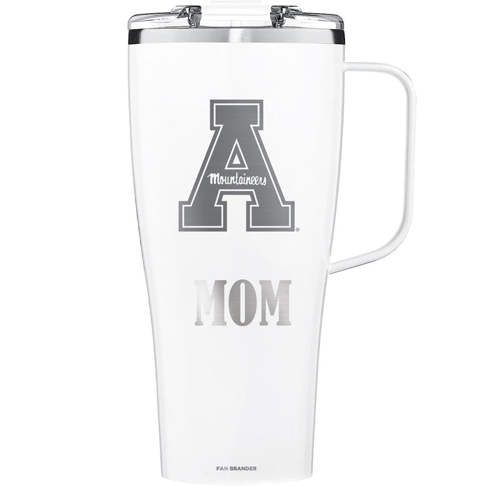 BruMate Toddy XL 32oz Tumbler with Appalachian State Mountaineers Mom Primary Logo