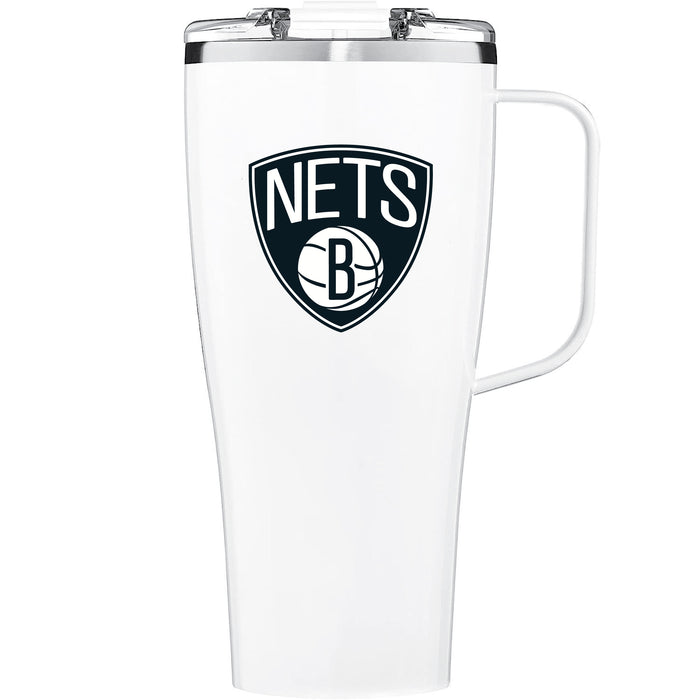 BruMate Toddy XL 32oz Tumbler with Brooklyn Nets Primary Logo