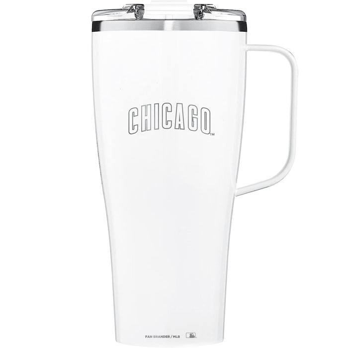 BruMate Toddy XL 32oz Tumbler with Chicago Cubs Wordmark Etched Logo