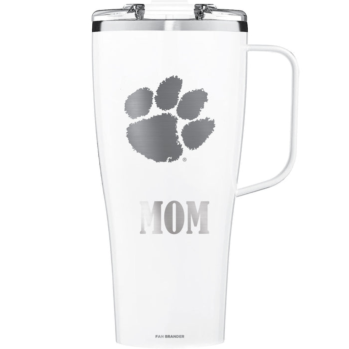BruMate Toddy XL 32oz Tumbler with Clemson Tigers Mom Primary Logo