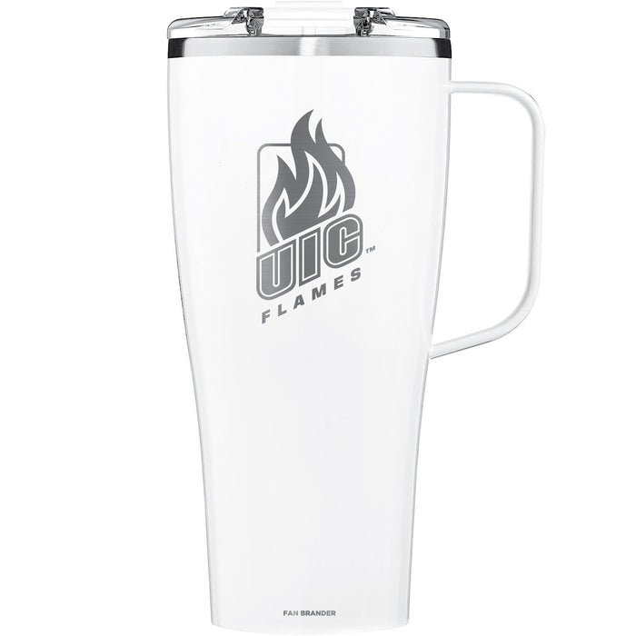 BruMate Toddy XL 32oz Tumbler with Illinois @ Chicago Flames Primary Logo